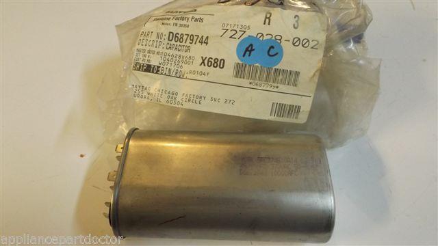 WHIRLPOOL AMANA AIR CONDITIONER D6879744 Capacitor NEW IN BAG WHIRLPOOL AMANA AIR CONDITIONER D6879744 Capacitor NEW IN BAG